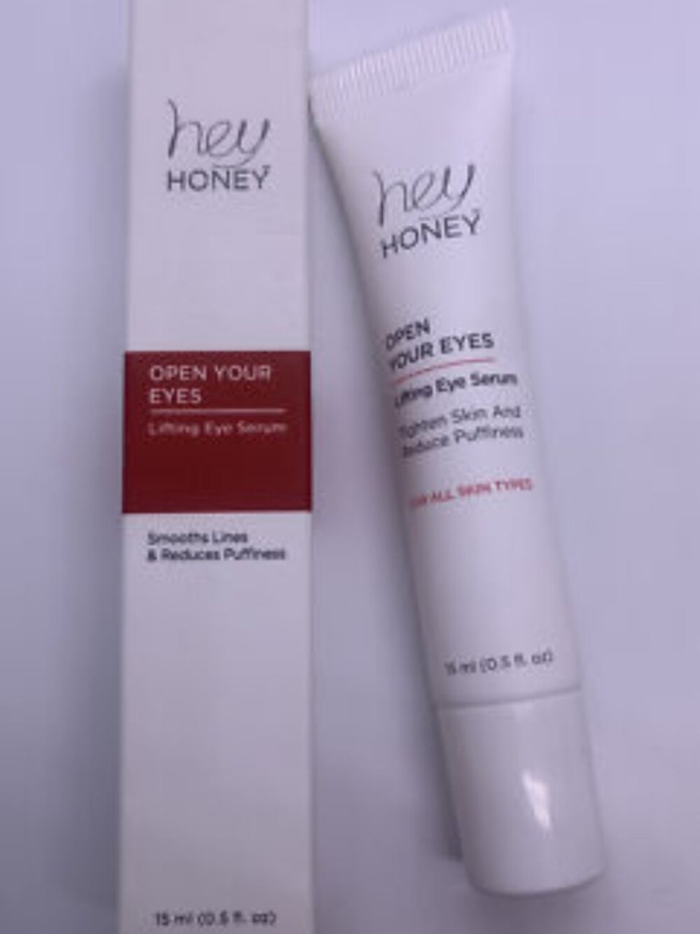 NEW Hey Honey Open Your Eyes Lifting Eye Serum